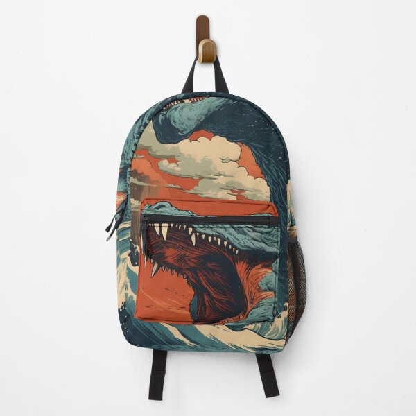 Item preview, Hokusai Nuclear Lizard Monster 1 designed and sold by AstroRisq.
