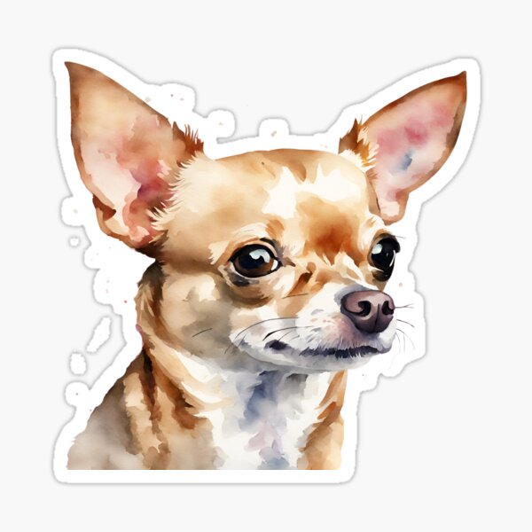 Item preview, Chihuahua Dog Watercolor Style designed and sold by Tammy Marie Russell.