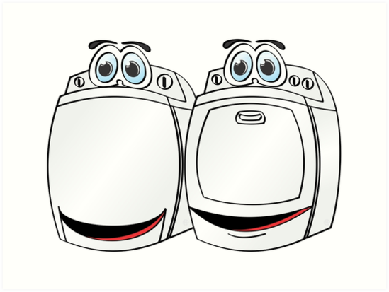 Image result for washer dryer cartoon images