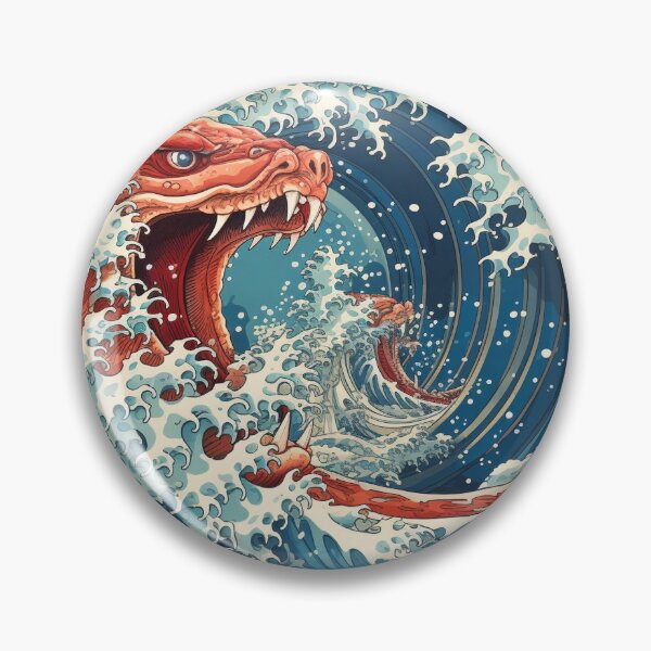 Item preview, Hokusai Sea Monster 2 designed and sold by AstroRisq.