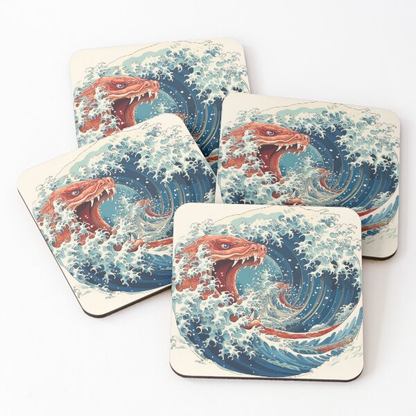 Item preview, Hokusai Sea Monster 2 designed and sold by AstroRisq.