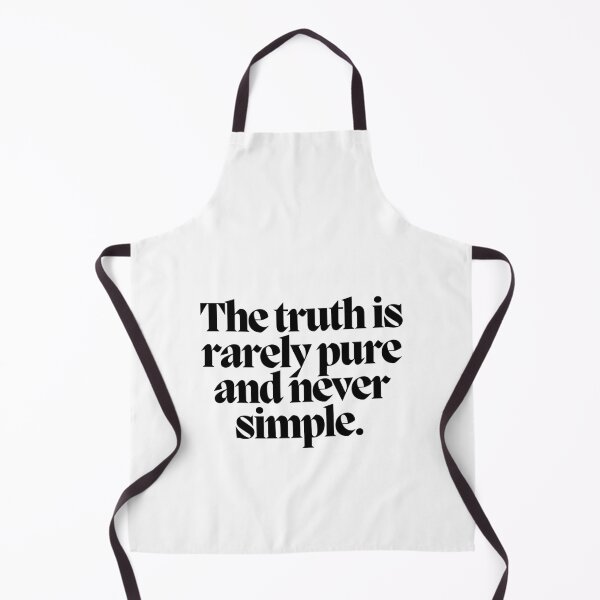 Item preview, The truth is rarely pure and never simple.  designed and sold by CharmStudio.
