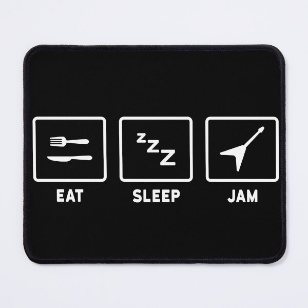 Item preview, Eat, Sleep, Jam  designed and sold by Picasmus Tees.