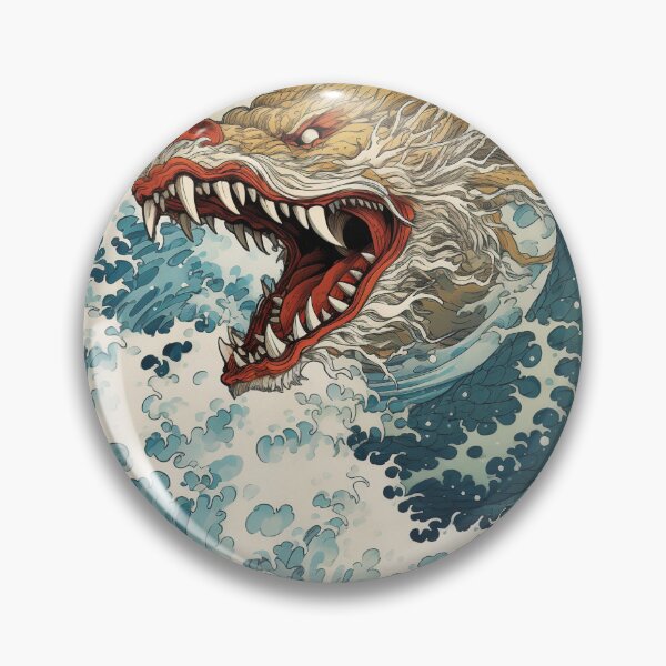 Item preview, Hokusai Sea Monster 5 designed and sold by AstroRisq.