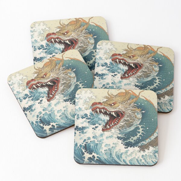 Item preview, Hokusai Sea Monster 5 designed and sold by AstroRisq.