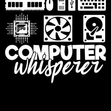 Vorschaubild zum Design Computer Whisperer IT Techy Nerd Geek Men's Tech Support Gear von DynamicDesign
