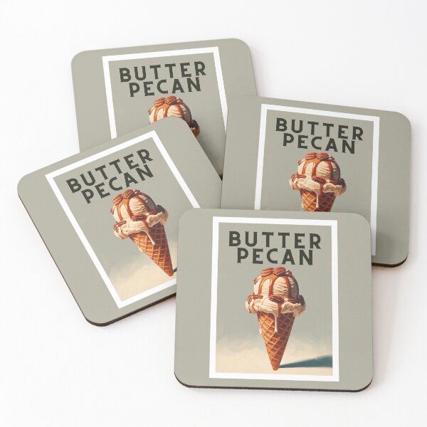 Item preview, Butter Pecan Ice Cream- Vintage Illustration designed and sold by SHELOPS.