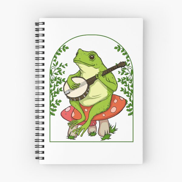 Item preview, Frog Playing Banjo Cottagecore Bluegrass Music Banjo Frog Gear designed and sold by DynamicDesign.