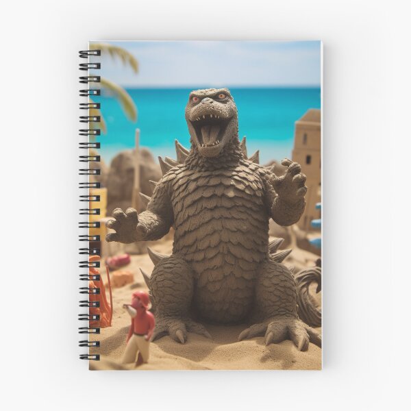 Item preview, Nuclear Lizard Monster at the beach 1 designed and sold by AstroRisq.