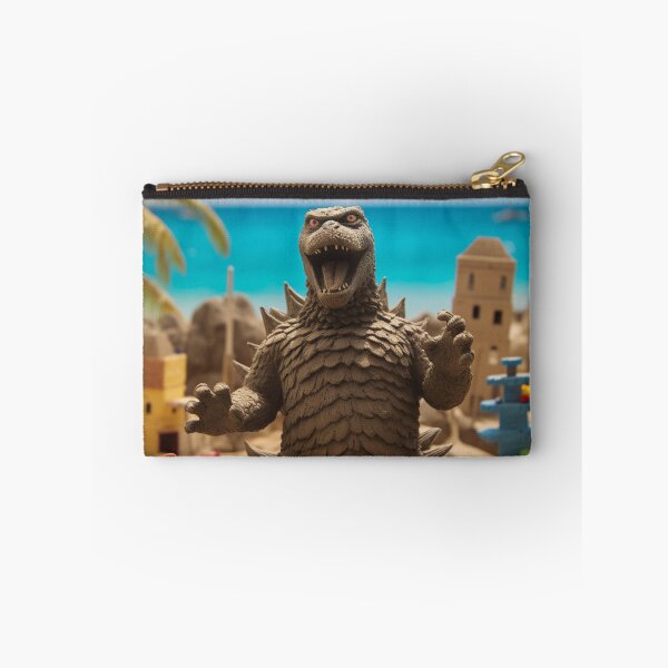 Item preview, Nuclear Lizard Monster at the beach 1 designed and sold by AstroRisq.