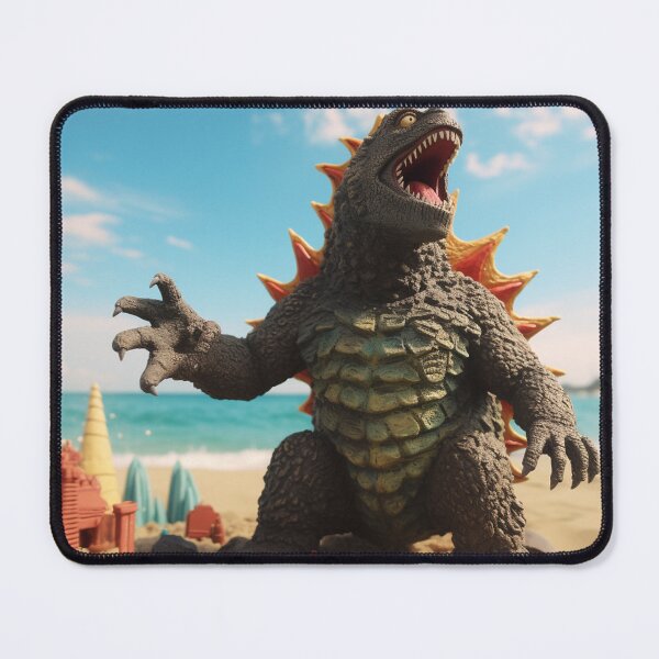 Item preview, Nuclear Lizard Monster at the beach 2 designed and sold by AstroRisq.