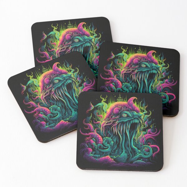 Item preview, Sea Monster Neon Pop Art 1 designed and sold by AstroRisq.