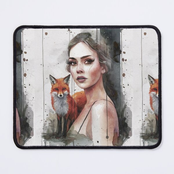 Item preview, Fox Portrait. grimshaw art designed and sold by FoxVibes.