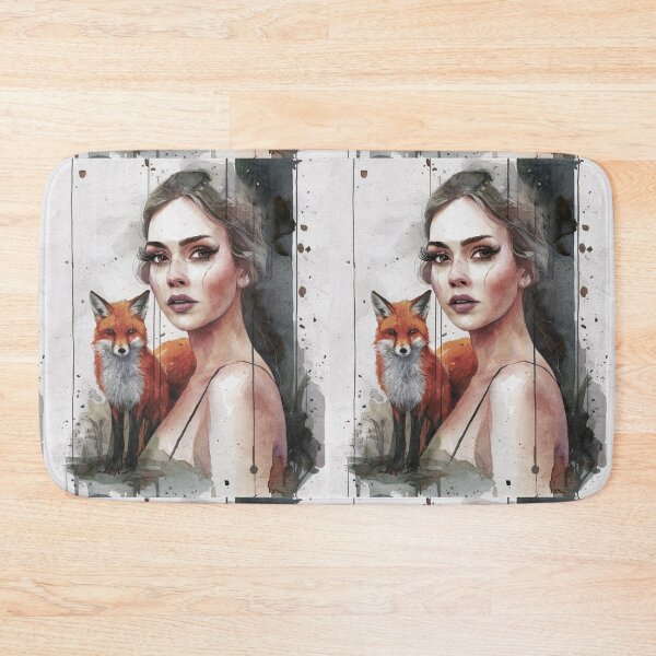 Item preview, Fox Portrait. grimshaw art designed and sold by FoxVibes.