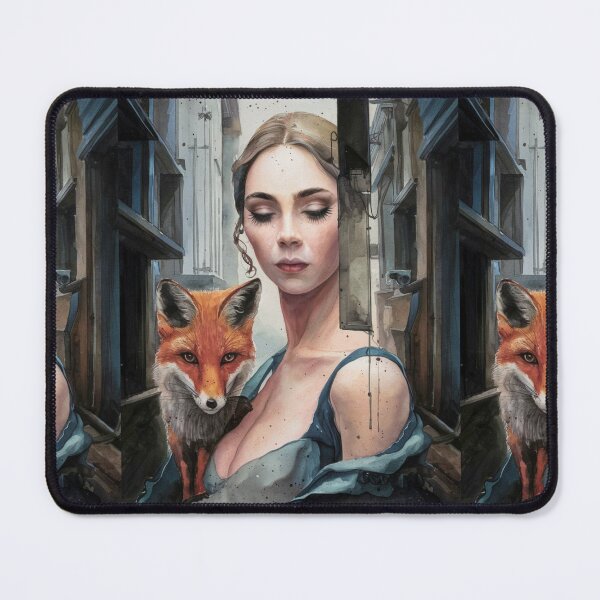 Item preview, Fox Portrait. grimshaw art designed and sold by FoxVibes.