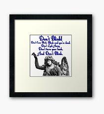 Don't Blink - Angel Framed Print