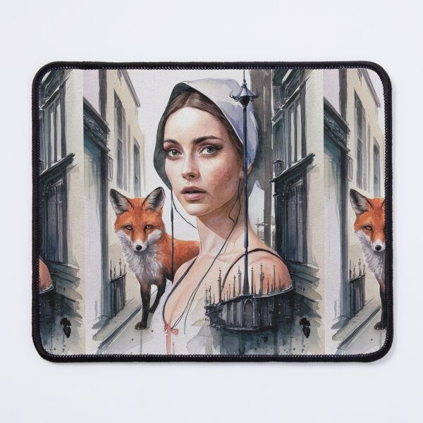 Item preview, Fox Portrait. grimshaw art designed and sold by FoxVibes.