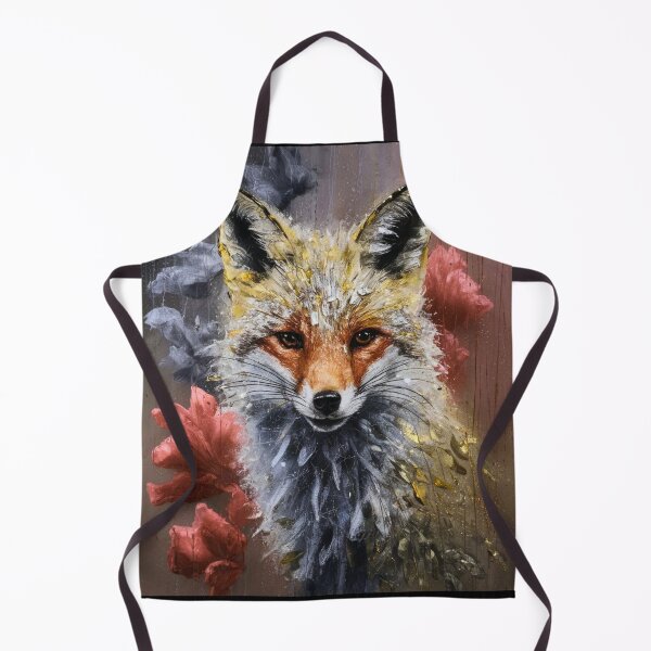 Artikelvorschau, Fuchsporträt. Impasto-Stil entworfen und verkauft von FoxVibes.