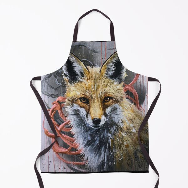Artikelvorschau, Fuchsporträt. Impasto-Stil entworfen und verkauft von FoxVibes.