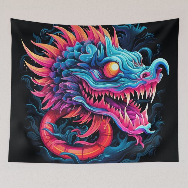 Item preview, Sea Monster Neon Pop Art 3 designed and sold by AstroRisq.