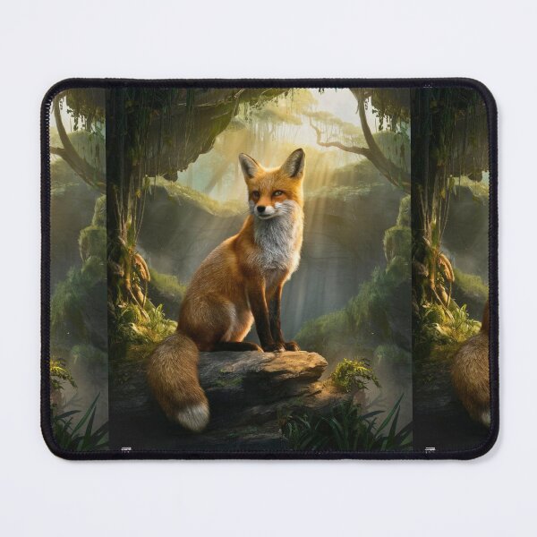 Item preview, Fox Portrait. sunrise forest designed and sold by FoxVibes.