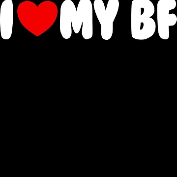 Imagen de la obra I Love My BF Red Heart Matching Couple I Love My Boyfriend Gear de DynamicDesign