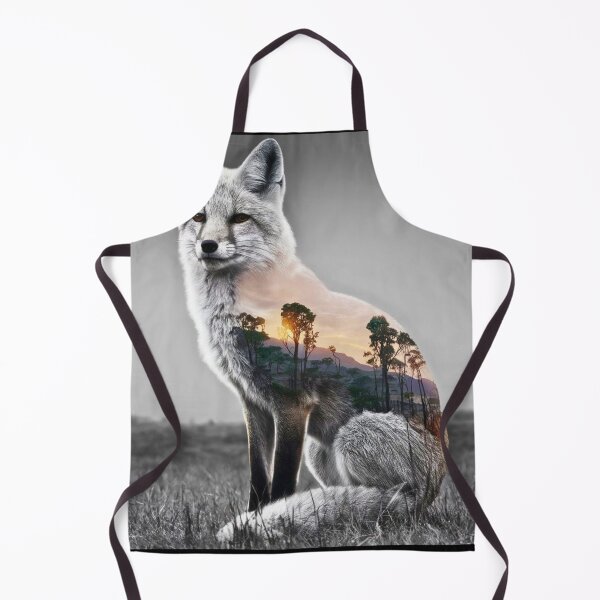 Item preview, Fox Portrait. fox silhouette, African forest, sunrise forest designed and sold by FoxVibes.