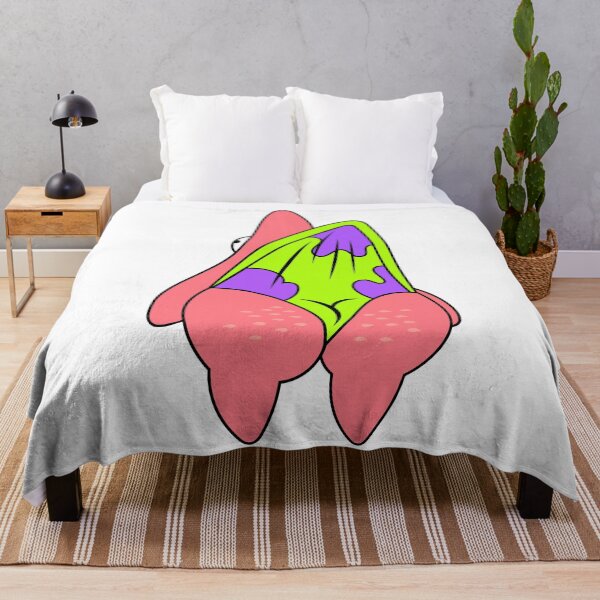Vista previa del artículo con la obra «Patrick Star Ass, Patricio Estrella Trasero», diseñado y vendido por DibujandoPorfa.