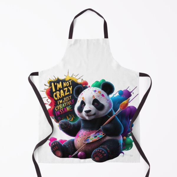 Item preview, I'am not crazy panda   designed and sold by Marvels Inspired Art.