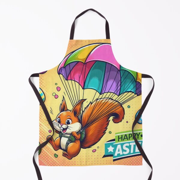 Item preview, squirrel with color parachute Easter Funny animals designed and sold by Expressions-Sel.