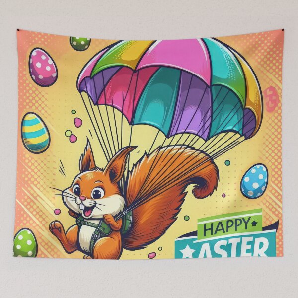 Item preview, squirrel with color parachute Easter Funny animals designed and sold by Expressions-Sel.