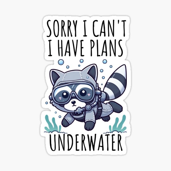 Item preview, Snorkeling Raccoon designed and sold by LemuellTrends.