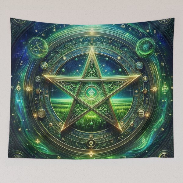 Item preview, Pentagram of Abundance and Wealth designed and sold by SparkedVisions.