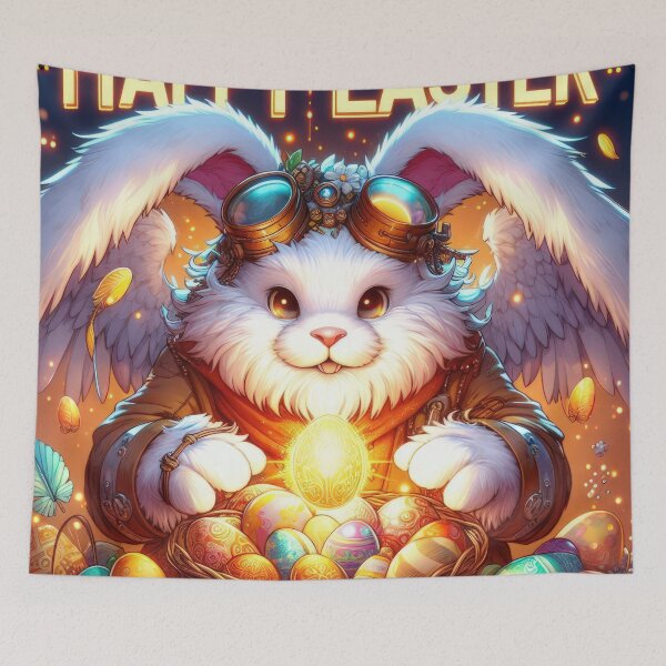 Item preview, Rabbit with Easter eggs Easter Funny animals designed and sold by Expressions-Sel.