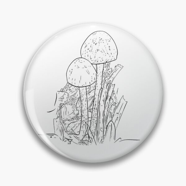 Item preview, Mushrooms of the Mid-West: (Line Art Only) Mower’s Mushroom designed and sold by Cherie Brunetti.