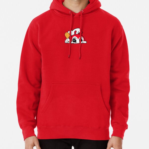 Item preview, JOLLIBEE PEEKING CUTE CHICKEN JOY FILIPINO STICKER designed and sold by aydapadi.