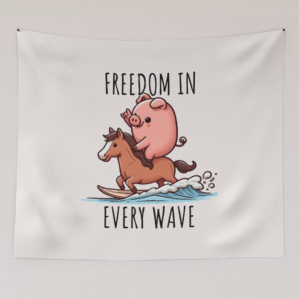 Item preview, Wave Rider Pig designed and sold by LemuellTrends.
