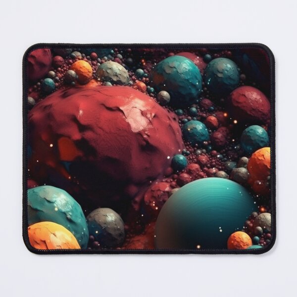 Item preview, Planet and Star Cluster Pattern Space Theme designed and sold by mondmakes.