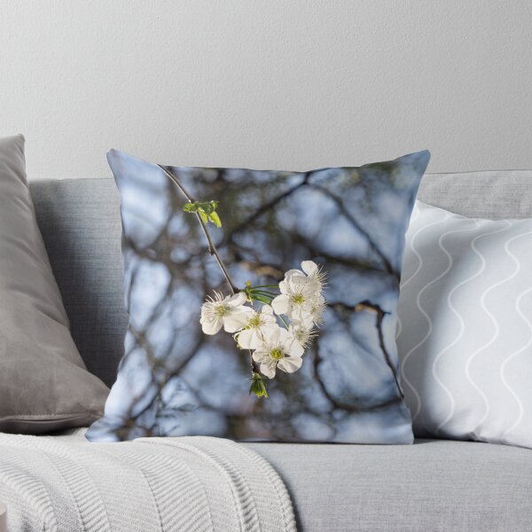Item preview, Delicate White Blossoms Sprig and a Fine Mesh of Branches designed and sold by Georgia Mizuleva.