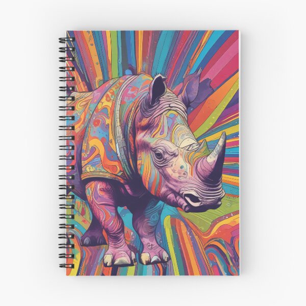 Item preview, Psychedelic Rhino designed and sold by Tecno-Art-Land.