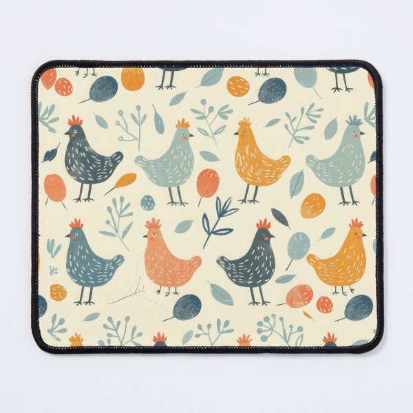 Item preview, CHicken Egg Mama Seamless Pattern Retro Homestead designed and sold by Sarcastic Narwhal.