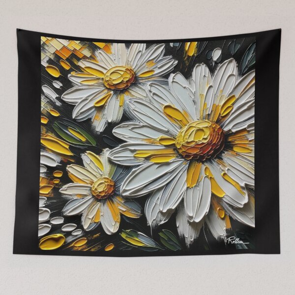 Item preview, MIDNIGHT BLOOMS IN TEXTURE designed and sold by ArtbyRolleen.