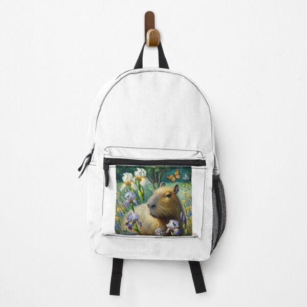 Item preview, Capybara ft. Van Gogh-Irises2 designed and sold by Capybara Art Lover.