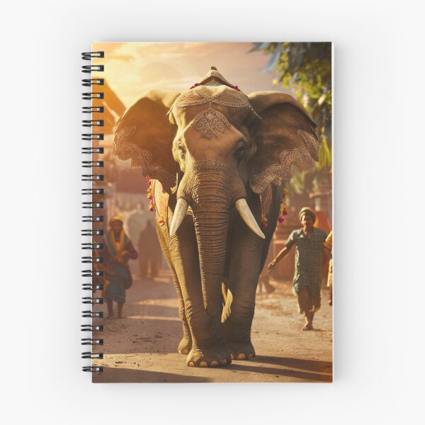 Item preview, Elephant Portrait. walking elephant, in town designed and sold by ElephantVibes.