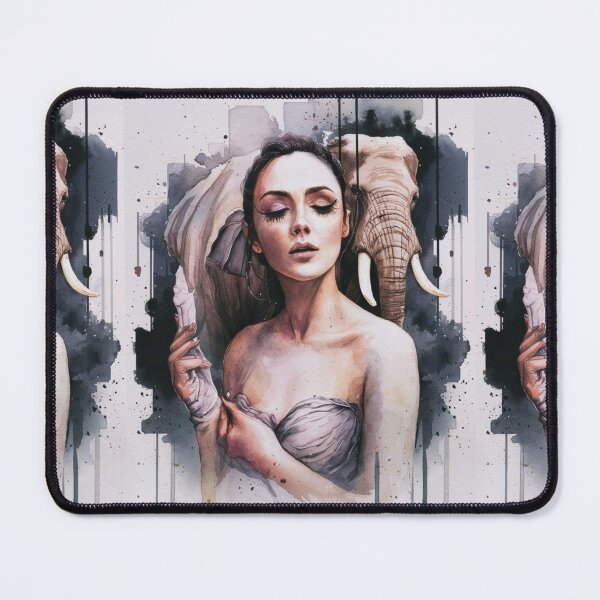 Item preview, Elephant Portrait. grimshaw art designed and sold by ElephantVibes.