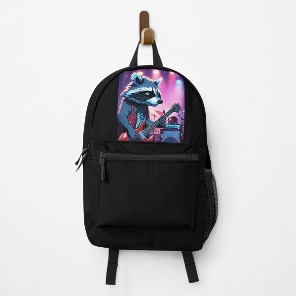 Item preview, Raccoon rock guitarist designed and sold by Artbellachi.