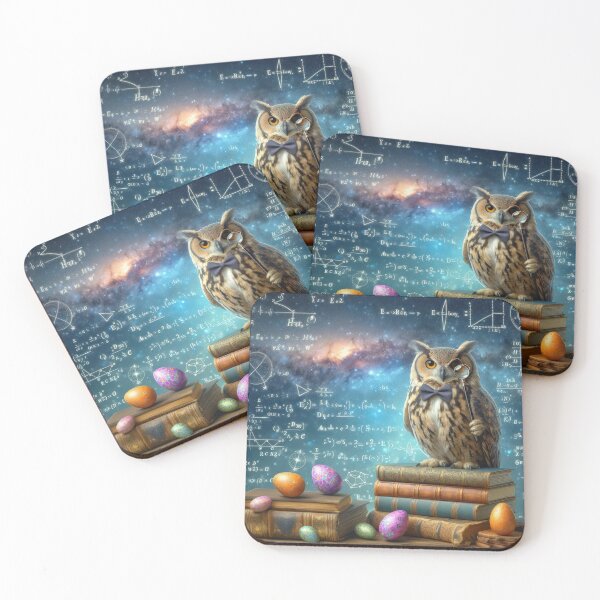 Item preview, owl scientist Easter Funny animals designed and sold by Expressions-Sel.