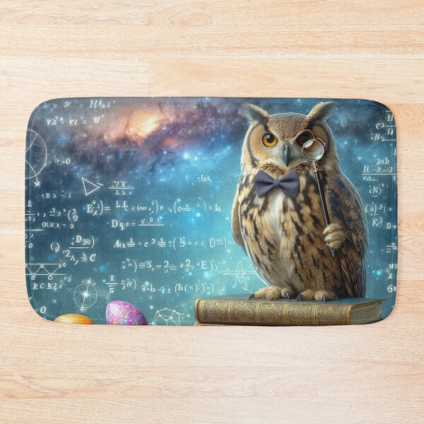 Item preview, owl scientist Easter Funny animals designed and sold by Expressions-Sel.
