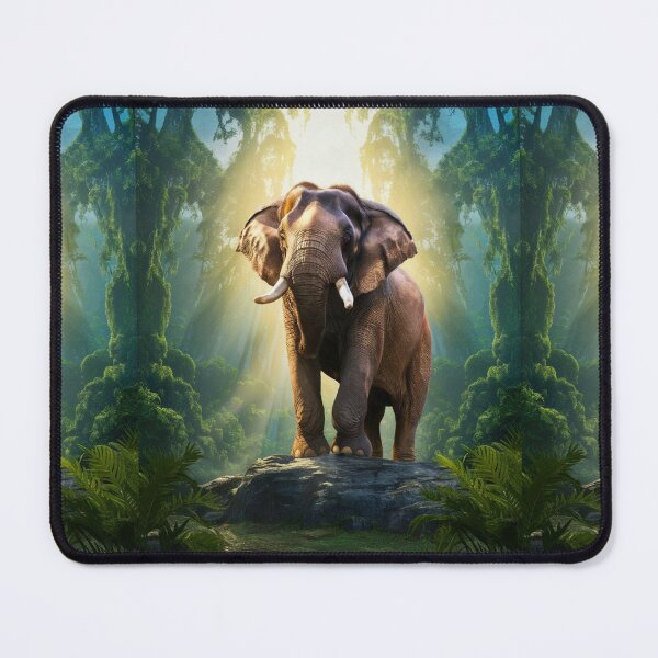 Item preview, Elephant Portrait. sunrise forest designed and sold by ElephantVibes.
