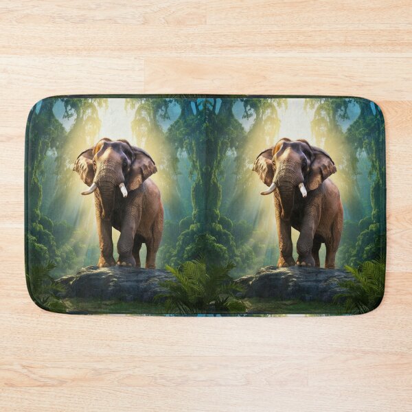 Item preview, Elephant Portrait. sunrise forest designed and sold by ElephantVibes.